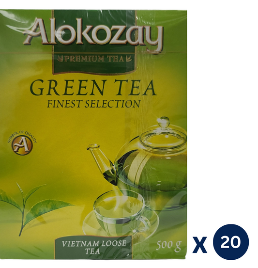 Long leaf green loose tea - 500g x 20 - ALOKOZAY