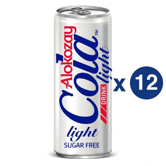 Cola light sugar free - 250 ml x 12 - ALOKOZAY