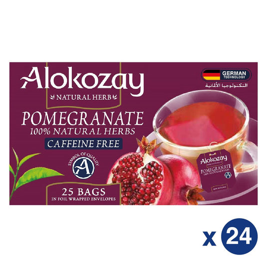 Pomegranate - 25 tea bags x 24 - ALOKOZAY