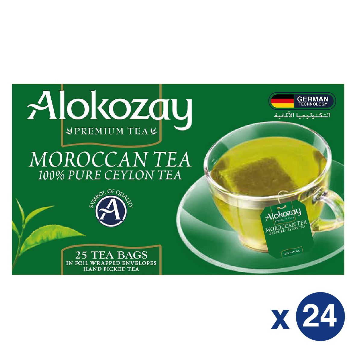 Moroccan mint tea - 25 tea bags x 24 - ALOKOZAY