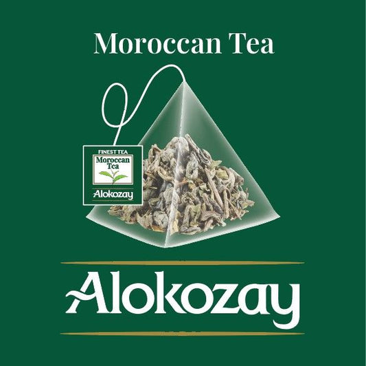 Moroccan Tea - 20 Silken Pyramid Tea Bags (Biodegradable)