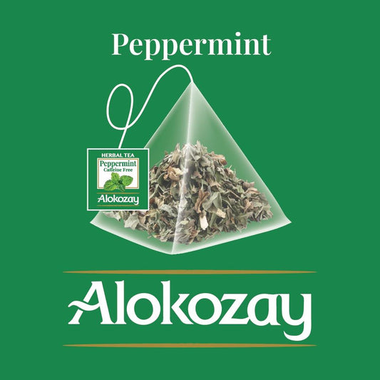 Peppermint Tea - 20 Silken Pyramid Tea Bags (Biodegradable)