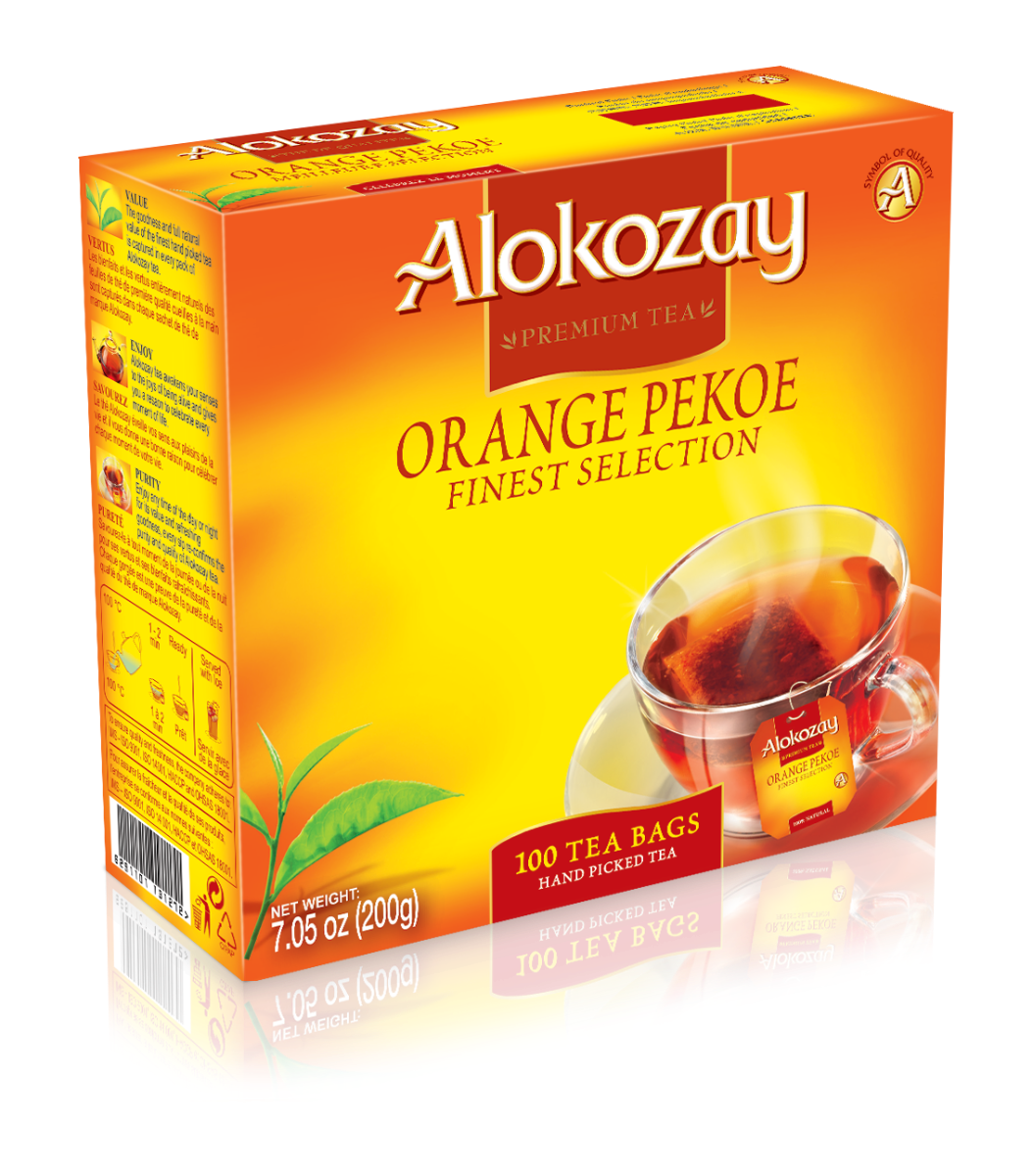 BLACK TEA (ORANGE PEKOE) - 100 TEA BAGS - ALOKOZAY