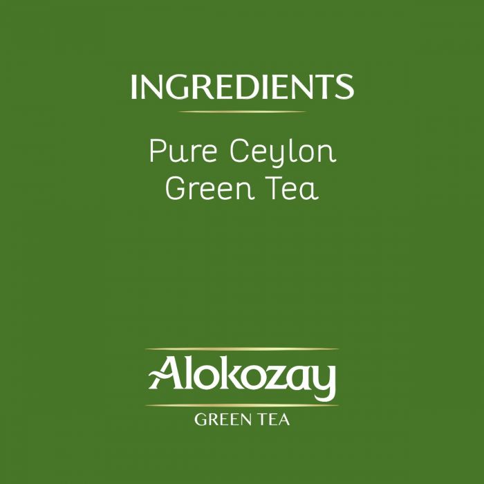 GREEN TEA - 100 TEA BAGS - ALOKOZAY