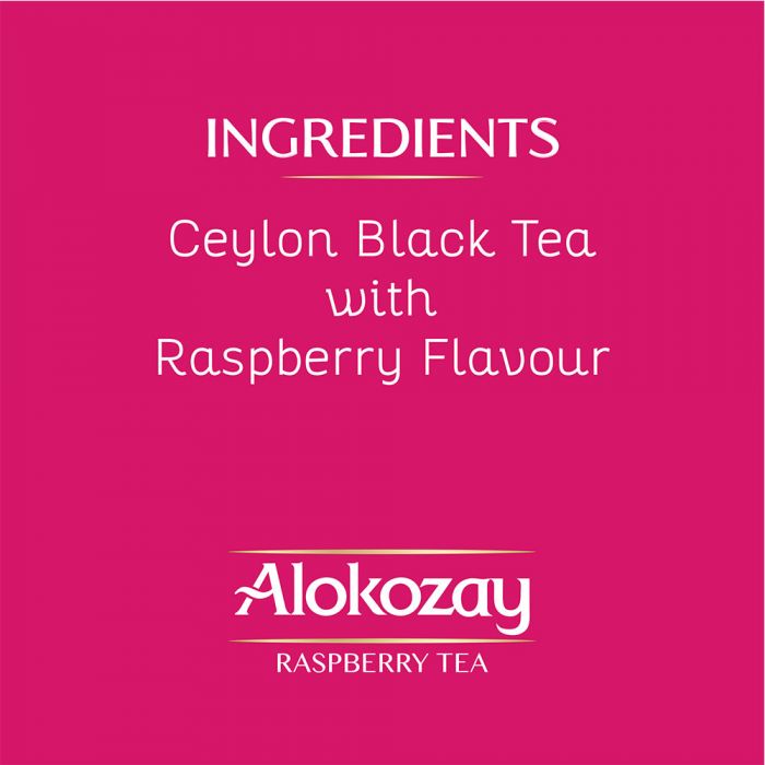 RASPBERRY TEA - 25 TEA BAGS - ALOKOZAY