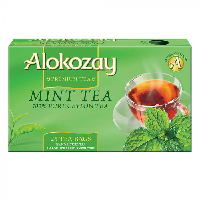 MINT TEA - 25 TEA BAGS - ALOKOZAY