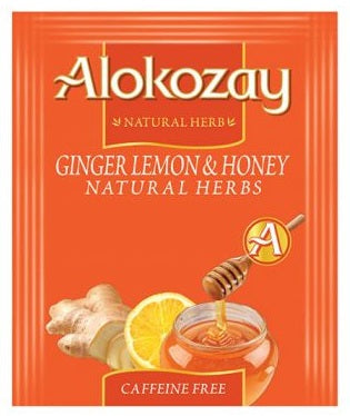 GINGER LEMON & HONEY TEA - 10 TEA BAGS - ALOKOZAY