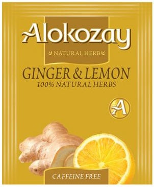 GINGER LEMON TEA - 25 TEA BAGS - ALOKOZAY