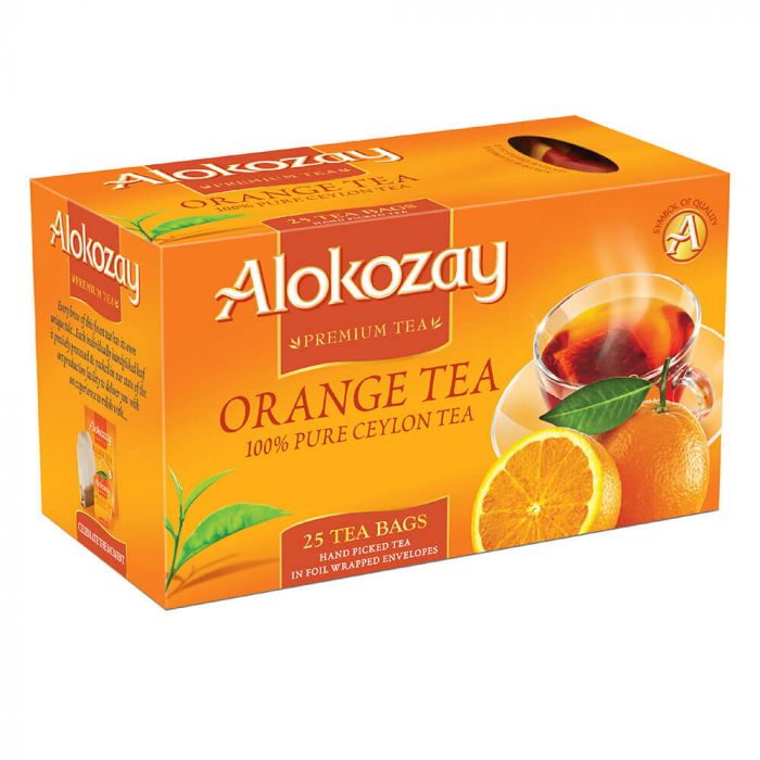 ORANGE TEA - 25 TEABAGS - ALOKOZAY