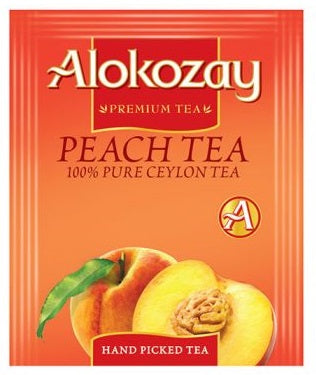 PEACH TEA - 10 TEA BAGS - ALOKOZAY