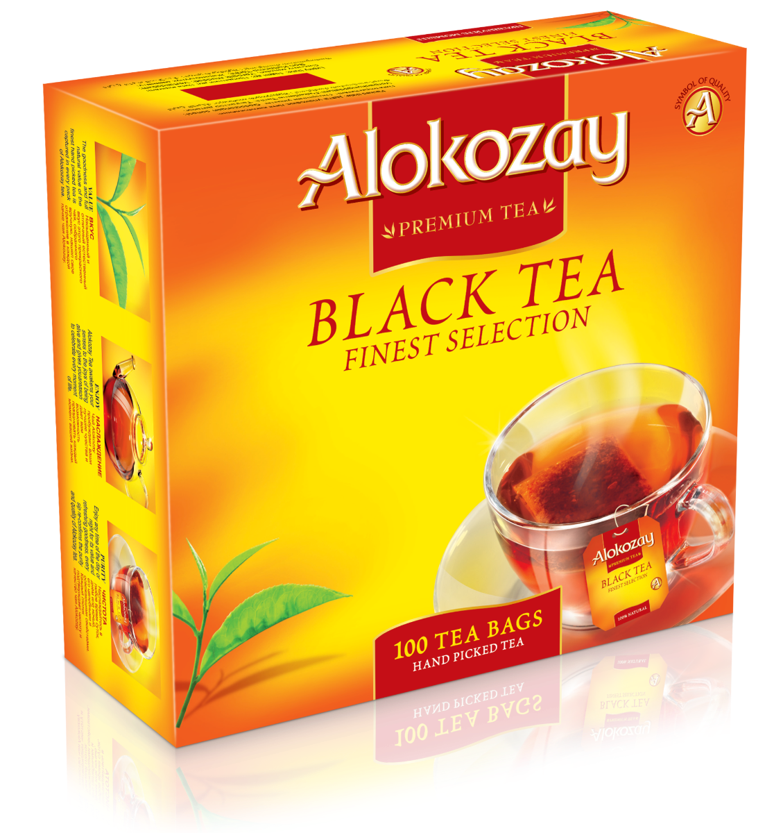 BLACK TEA (ORANGE PEKOE) - 100 TEA BAGS - ALOKOZAY