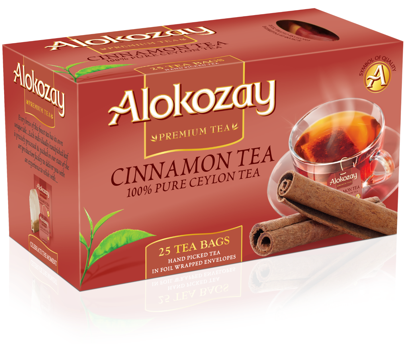 CINNAMON TEA (CHAI), 25 TEA BAGS - ALOKOZAY