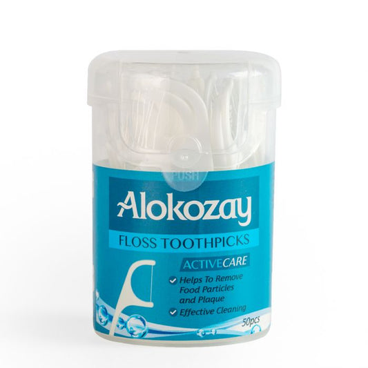 FLOSS TOOTHPICKS - 50 PCS - ALOKOZAY
