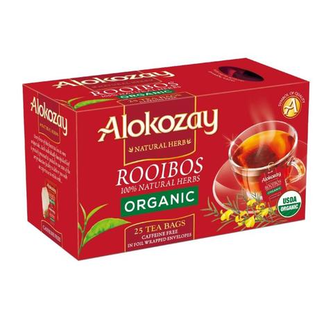 ROOIBOS ORGANIC TEA - 25 TEA BAGS - ALOKOZAY