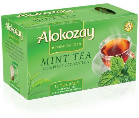 MINT TEA - 25 TEA BAGS - ALOKOZAY