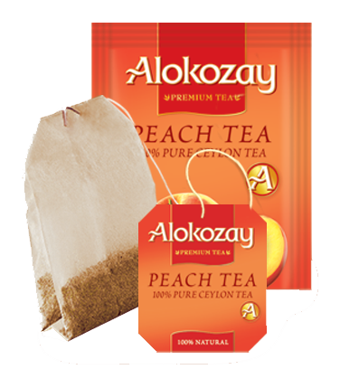 PEACH TEA - 25 TEA BAGS - ALOKOZAY