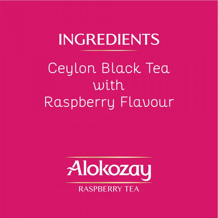 RASPBERRY TEA - 10 TEA BAGS - ALOKOZAY